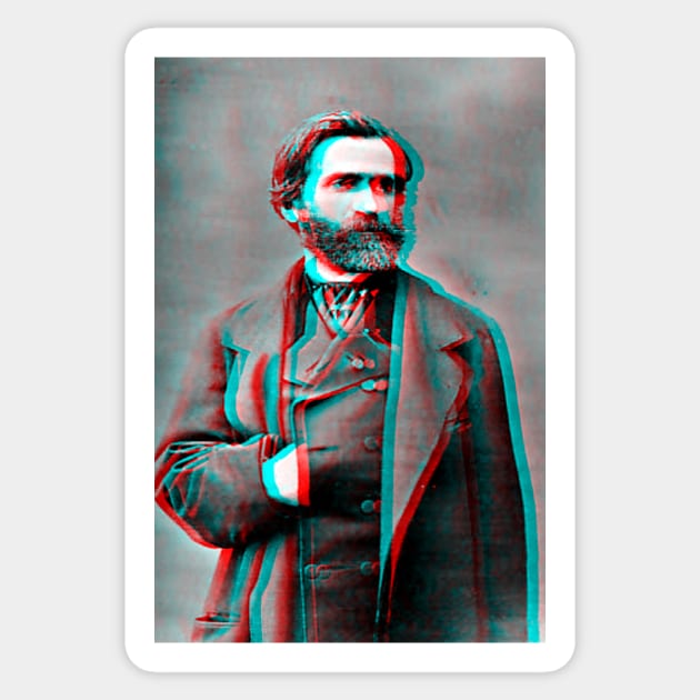 Giuseppe Verdi Sticker by TheMusicophile